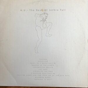 ian anderson &  Jethro Tull M.U The Best Of 1975 lp embossed cover & poster - a
